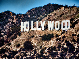 275x206 Ted Vancleave Print Galleries Hollywood Sign - Hollywood Sign Sketch