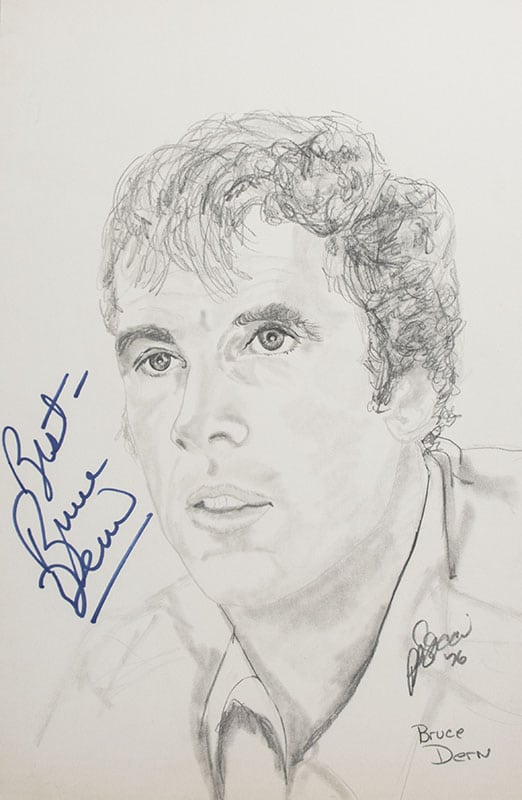 522x800 Collection Of Hollywood Actor Signed P.b. Socci Sketches - Hollywood Sketch