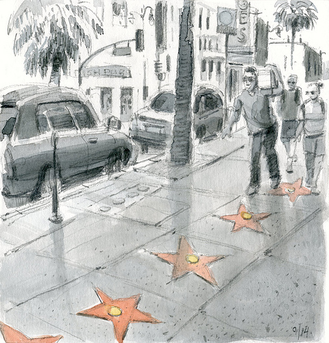 480x500 Hollywood Urban Sketchers - Hollywood Sketch