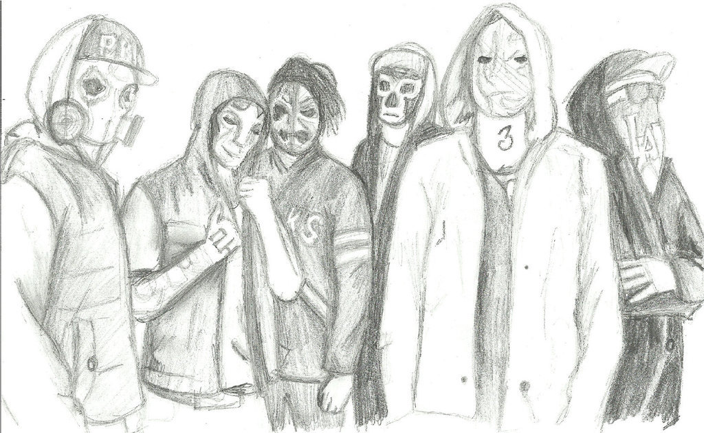 1024x630 Hollywood Undead Sketch By Shaunblack87 - Hollywood Sketch