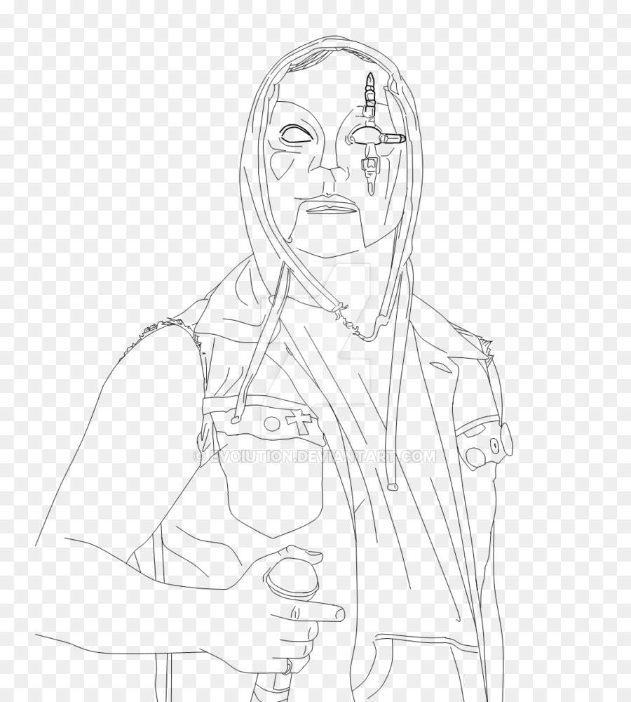 900x1000 Hollywood Undead Drawing Line Art - Hollywood Undead Sketches