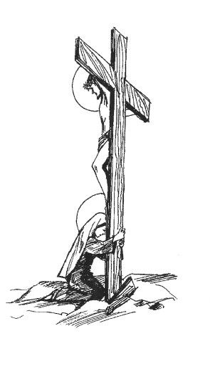 295x512 Pin By Rosa Jimenez On Beautiful Religion, Catholic - Holy Cross Sketch