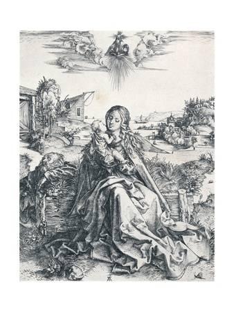338x450 The Holy Family With The Dragonfly, 1495 Giclee Print By Albrecht - Holy Family Sketch