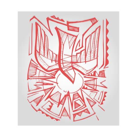 473x473 Hand Drawn Vector Illustration Or Drawing Of A Dove Bird - Holy Spirit Sketch