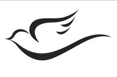 236x157 Holy Spirit Dove Drawing - Holy Spirit Sketch