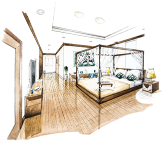 325x282 Interior Design Sketch - Home Design Sketch