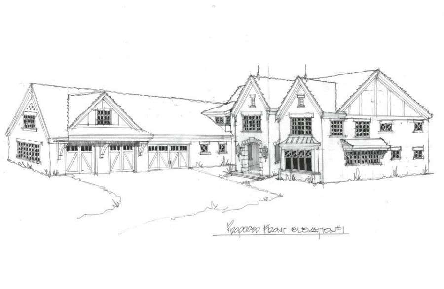 900x586 New Home Design - Home Design Sketch