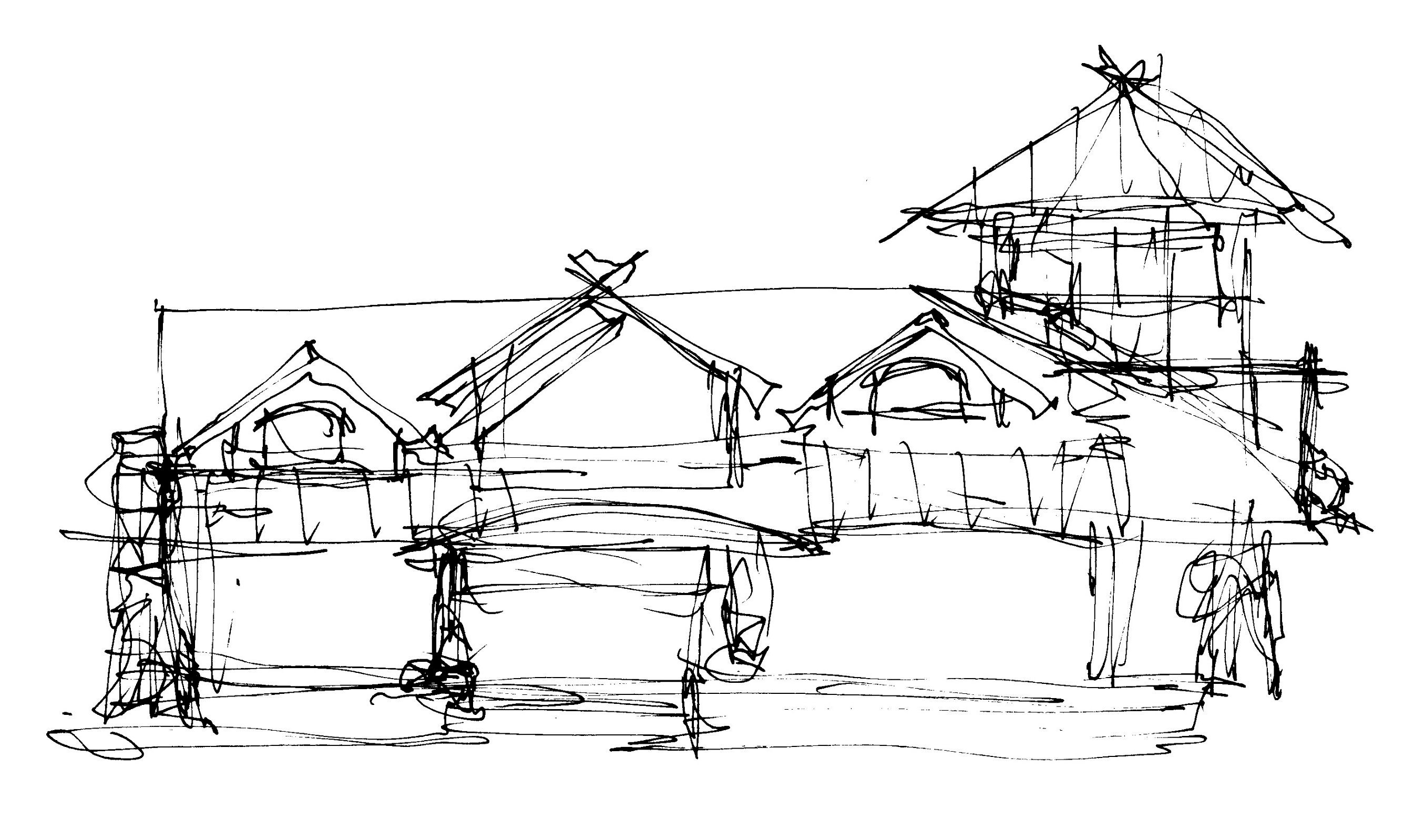 2711x1598 Sketches To Reality Designing A Waterfront Home On Priest Lake - Home Sketch