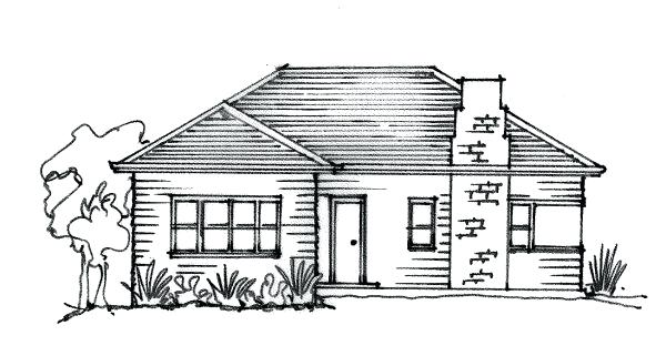 600x321 Simple House Sketch - Home Sketch
