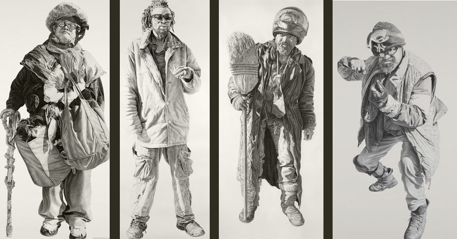 900x472 Hyperrealistic Drawings Ask Viewers To Take A Closer Look At - Homeless Sketch