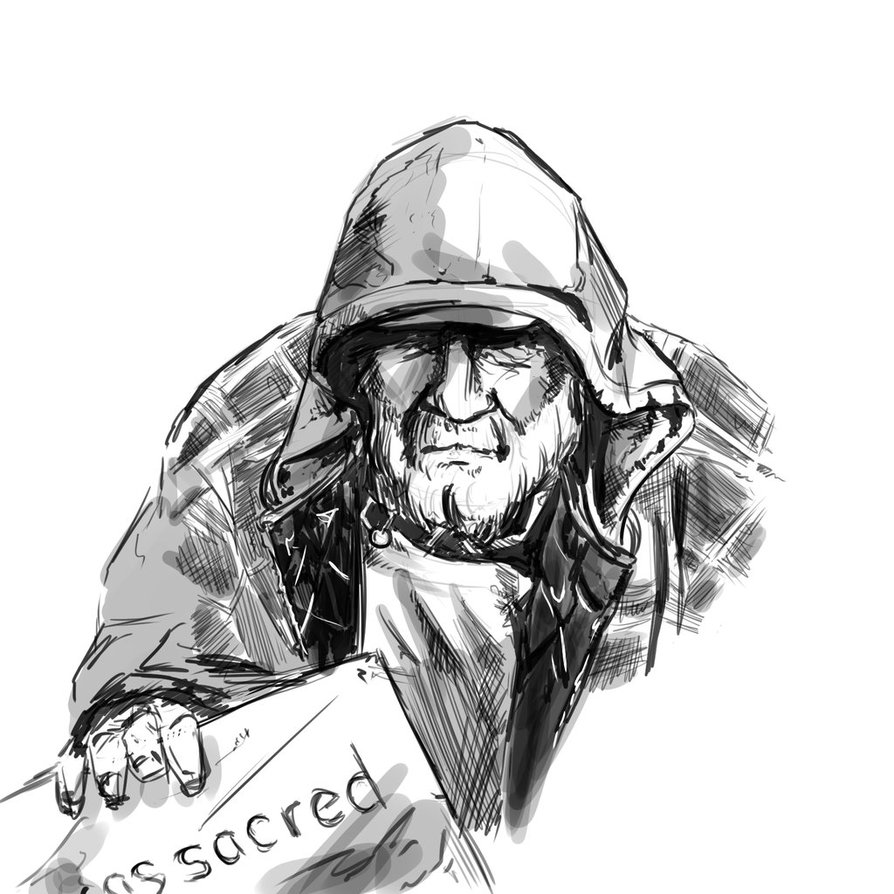 Homeless Sketch at PaintingValley.com | Explore collection of Homeless ...