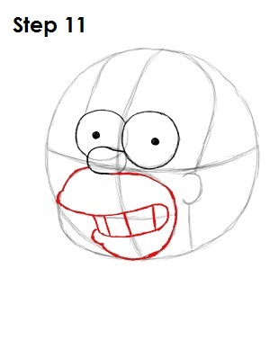 300x388 How To Draw Homer Simpson - Homer Simpson Sketch