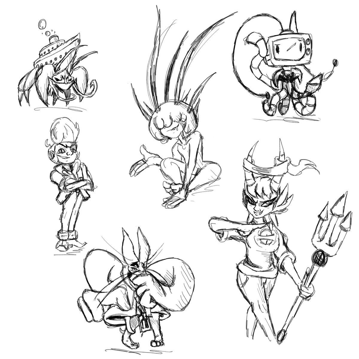 1200x1200 Sadlyjustal On Twitter A Bunch Of Sketches For An Assortment Of - Homies Sketch
