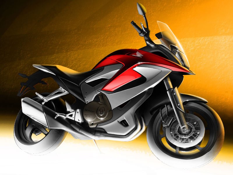 800x600 Honda Teases Last Sketch Of Its V4 Adventure Bike - Honda Motorcycle Sketch