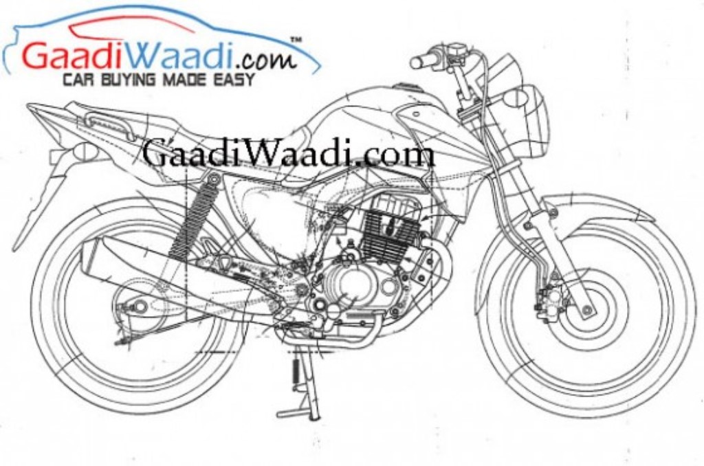 1024x678 Honda To Launch Low Cost 150cc Bike, Cbx Name Trademarked - Honda Motorcycle Sketch