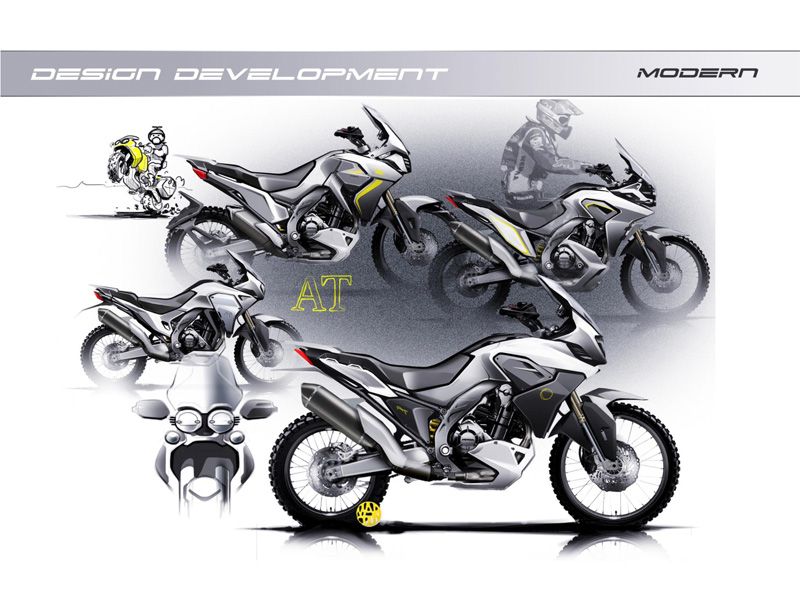800x600 Design Development - Honda Motorcycle Sketch