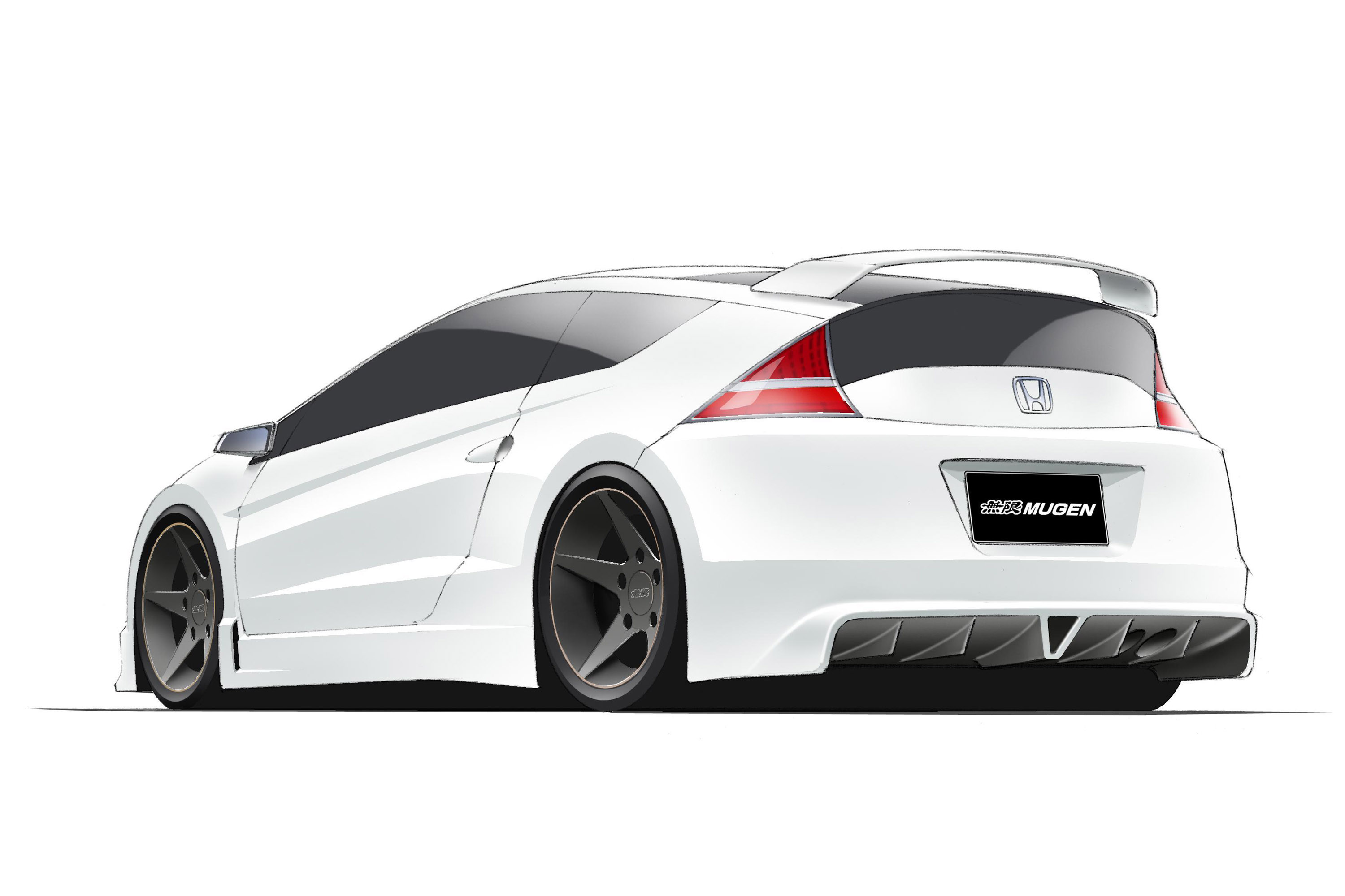 3000x2000 Honda Cr Z Mugen Prototype Sketch - Honda Sketch