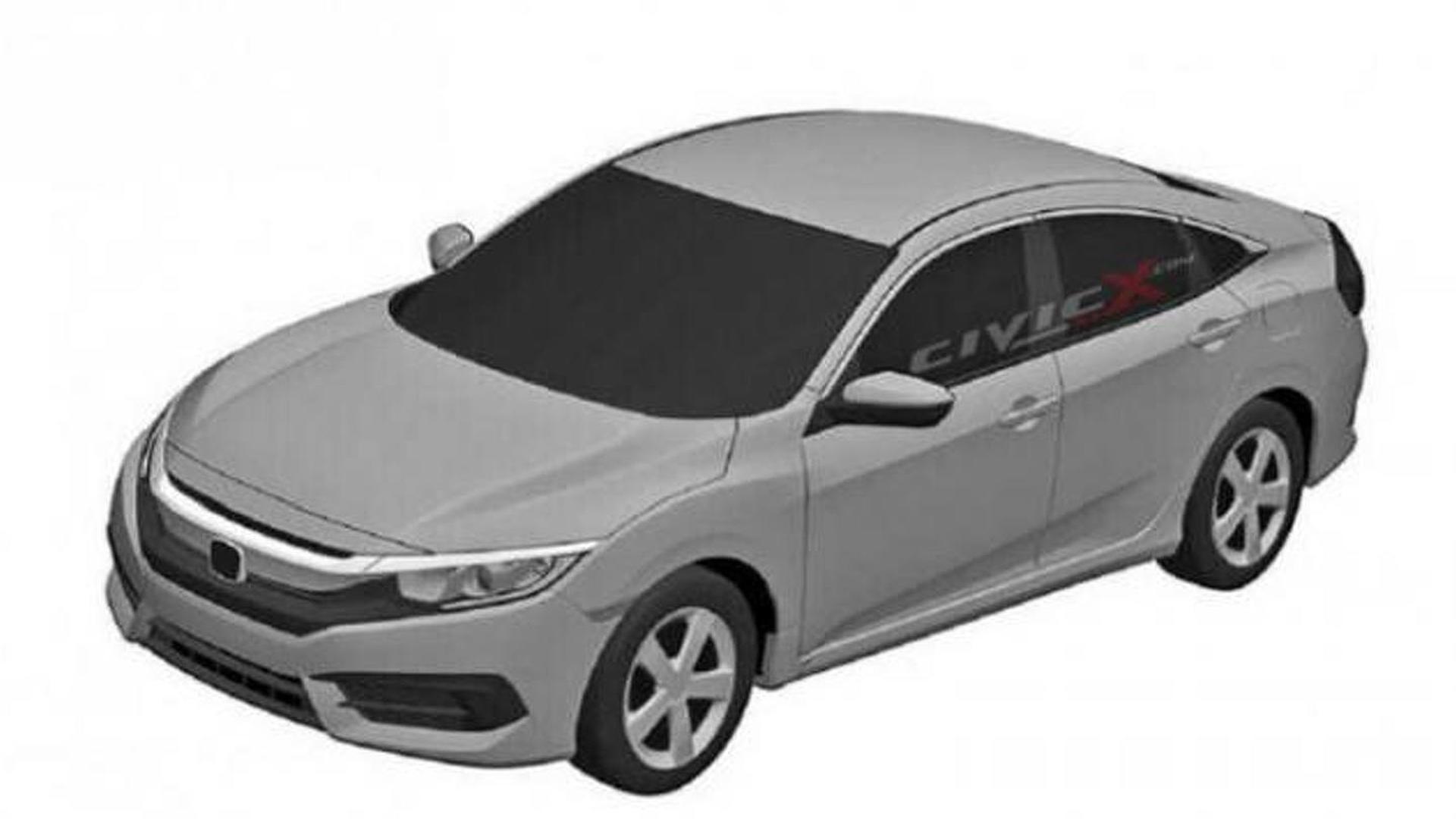 1920x1080 Next Generation Honda Civic Sedan And Coupe Revealed Through - Honda Sketch