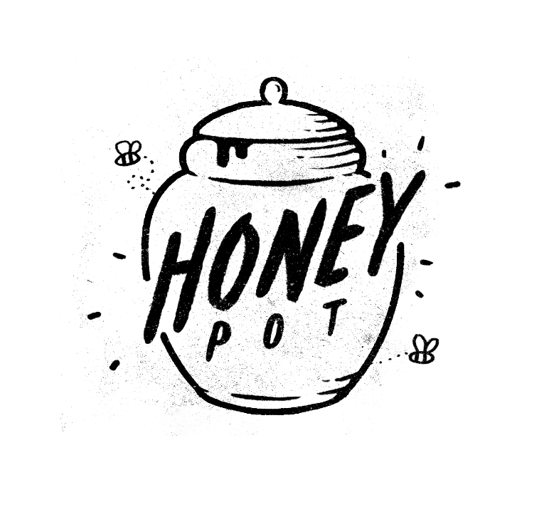 772x712 Honey Pot Logo - Honey Pot Sketch