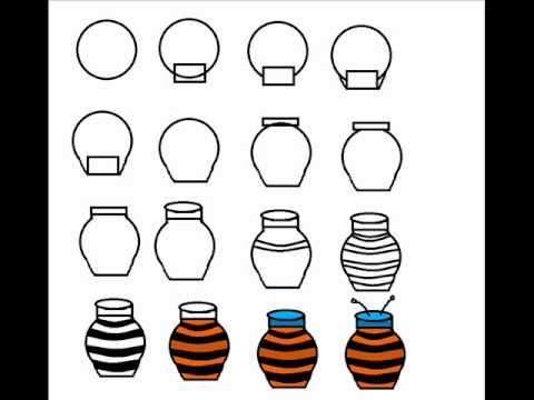 480x360 How To Draw A Honey Jar Step By Step Drawing Tutorial - Honey Pot Sketch