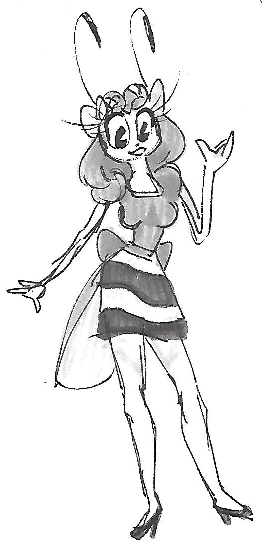 526x1083 A Rough Sketch Of - Honey Sketch