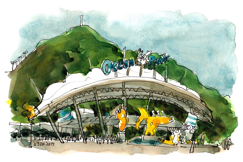990x663 All My Sketches From Hong Kong Amp Macau 2015 Trip Parka Blogs - Hong Kong Sketch