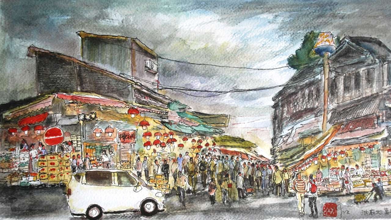 1280x720 Sketch Hong Kong Exhibition Shows How Art Is Flowering In The - Hong Kong Sketch