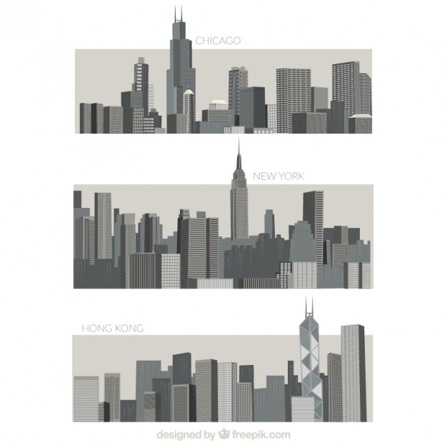 626x626 Hong Kong Skyline Vectors, Photos And Psd Files Free Download - Hong Kong Skyline Sketch