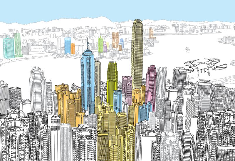 800x547 Hong Kong Builds A Science Based Future - Hong Kong Skyline Sketch