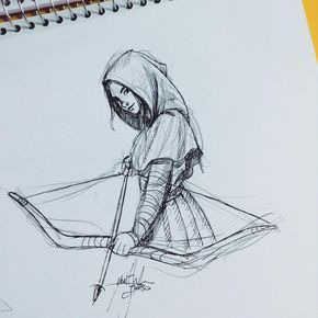 290x290 Mensch Drawing Drawings, Red Riding - Hood Sketch