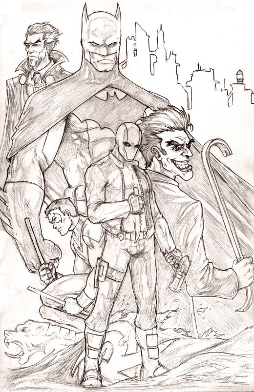 520x804 Red Hood Saga - Hood Sketch
