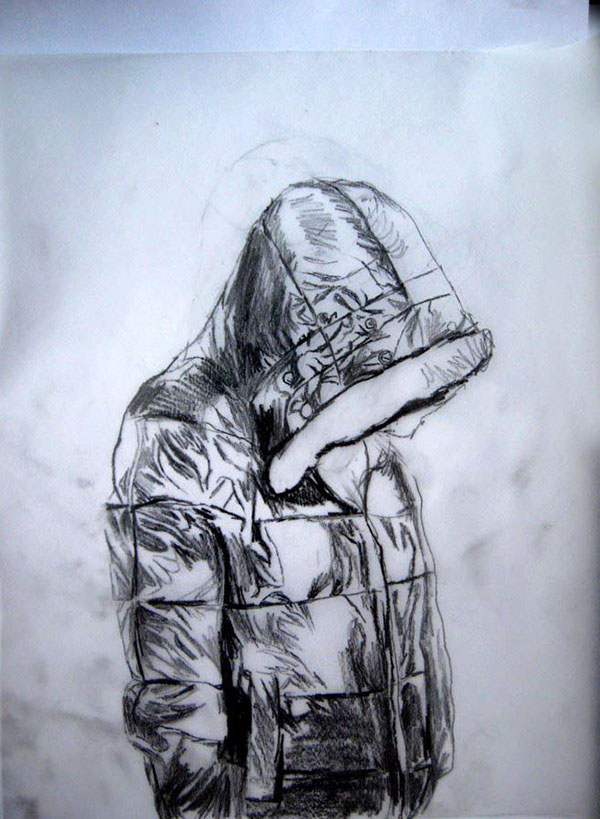 600x819 Hood Latex Man Painting On Behance - Hood Sketch