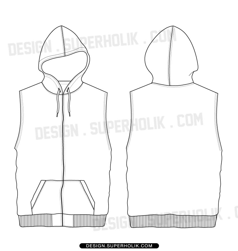 sleeveless hoodie for summer