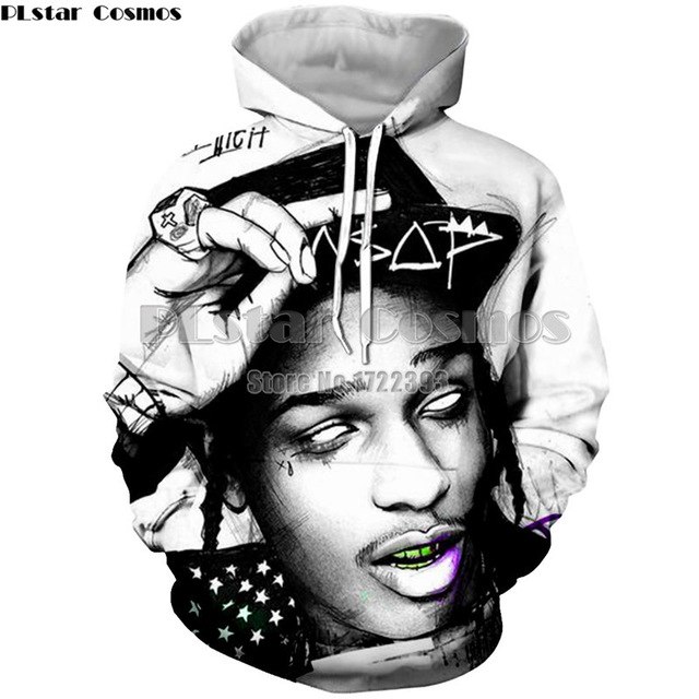 640x640 Plstar Cosmos Sketch Of Asap Rocky 3d Printed Hoodiesweatshirt - Hoodie Sketch