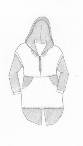 284x500 Paula Ryan Relaxed Hoodie - Hoodie Sketch