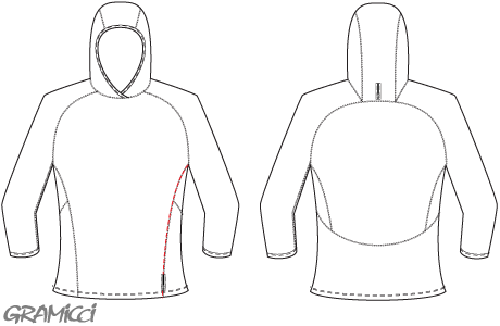 460x300 Reece Design, Inc. Projects Active Hoodie, Clean Sketch - Hoodie Sketch