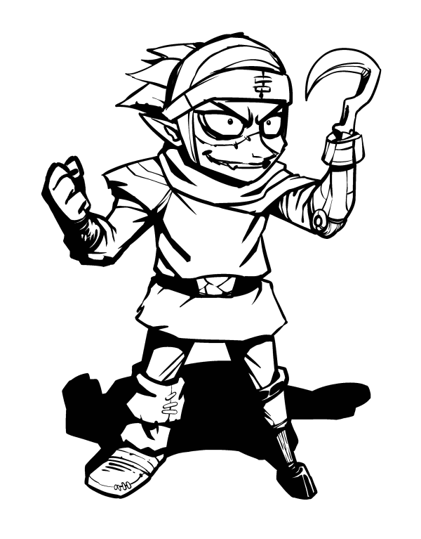 600x767 Sketch Goblin (Hook) By Soutch - Hook Sketch