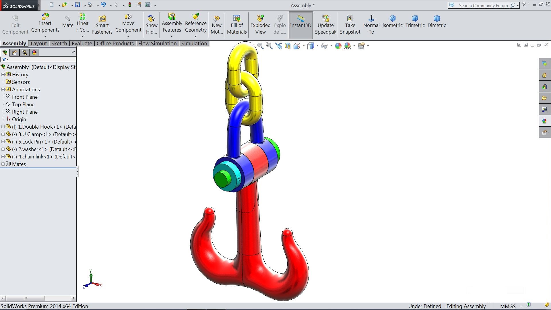 1920x1080 Solidworks Tutorial Sketch Double Hook Chain In Solidworks - Hook Sketch