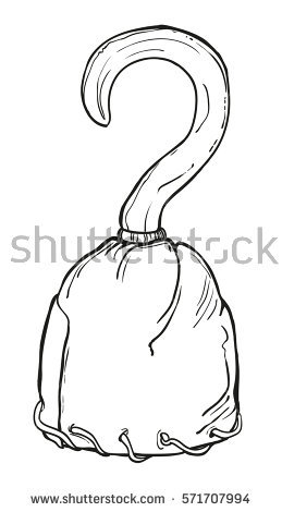 259x470 Collection Of Free Hooking Clipart Drawn. Download On Ubisafe - Hook Sketch