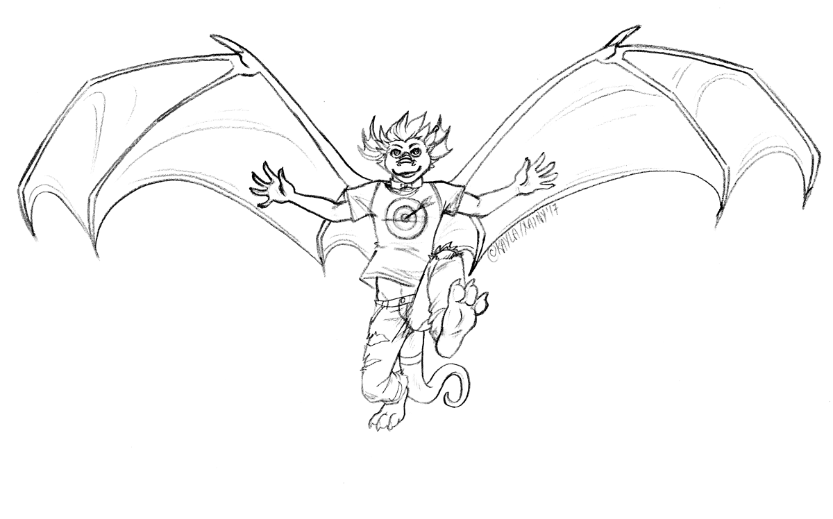 1200x748 Sketch] Hop Skip Weasyl - Hop Sketch