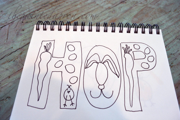 600x400 Hop Sketch 1 The Painted Apron - Hop Sketch