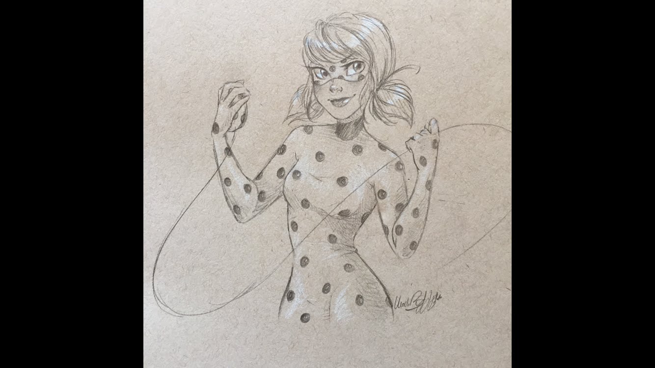 1334x750 Sketching Miraculous Ladybug - Hope Sketch