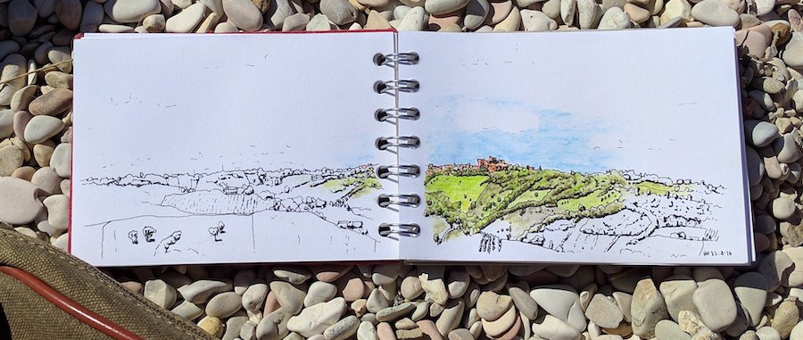 900x381 Italian Horizon (Sketch) Pens! Paper! Pencils! - Horizon Sketch