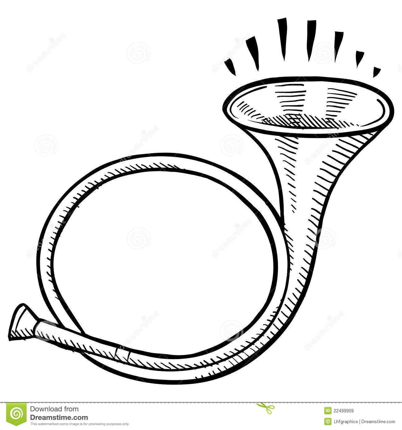 1300x1390 Horn Sketch Clipart Panda - Horn Sketch