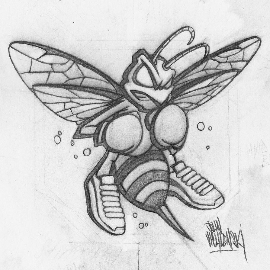 894x894 Hornet Sketch By Effectusclothing - Hornet Sketch