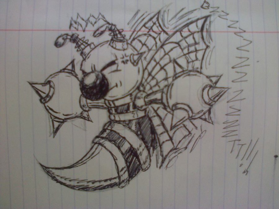 900x675 Horrible Hornet Sketch By Waldenbjaywiigee93 - Hornet Sketch