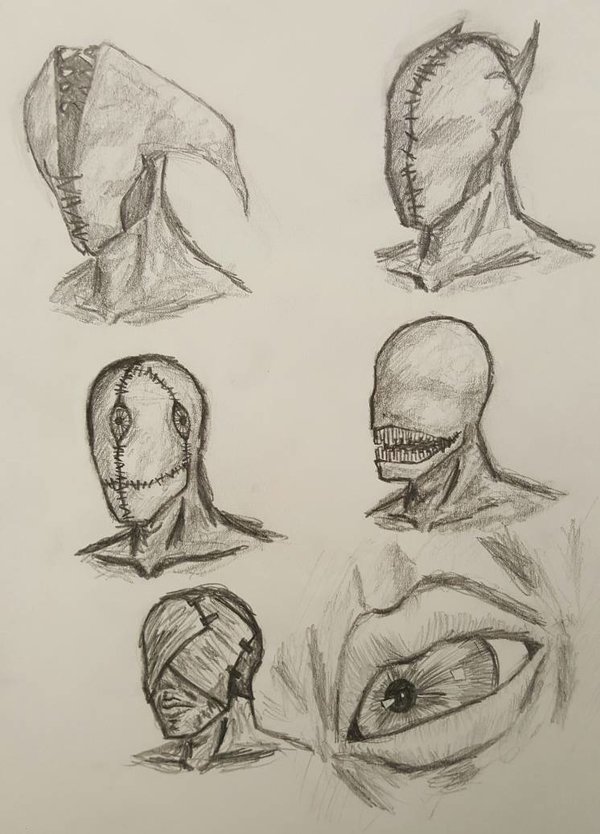 Horror Sketches at PaintingValley.com | Explore collection of Horror ...