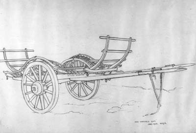 400x273 The Museum Of English Rural Life - Horse Cart Sketch