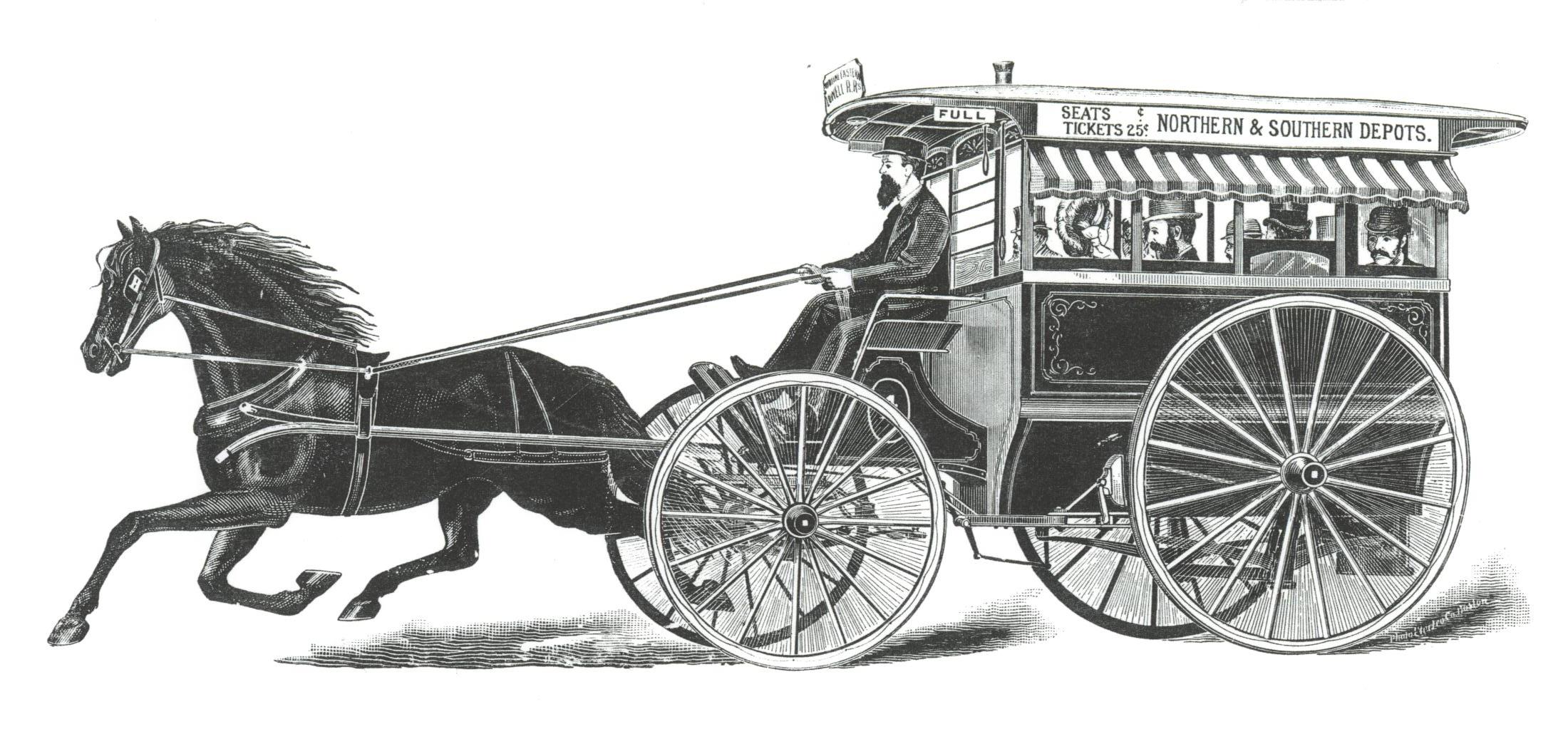 2200x1023 - Horse Drawn Carriage Sketch