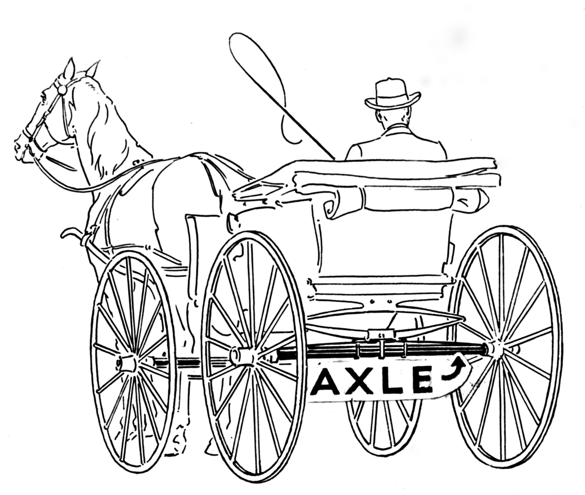 1200x1016 - Horse Drawn Carriage Sketch